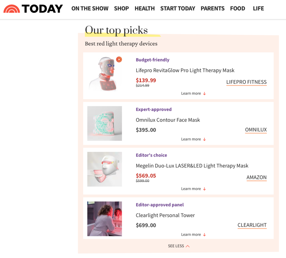 red light therapy continues to grow in popularity clearlight featured in today